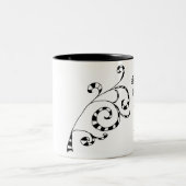 Secret Wine Funny Mug Zweifarbige Tasse (Mittel)