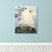 Secretary Bird Leinwanddruck (Insitu (Holzboden))