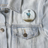 Secretary Bird of South Africa Button (Beispiel)