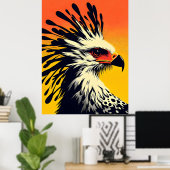 Secretary Bird Poster (Heimbüro)