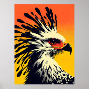 Secretary Bird Poster