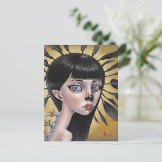 Secretary Bird Postkarte (Stehend Vorderseite)