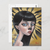 Secretary Bird Postkarte (Vorne/Hinten)