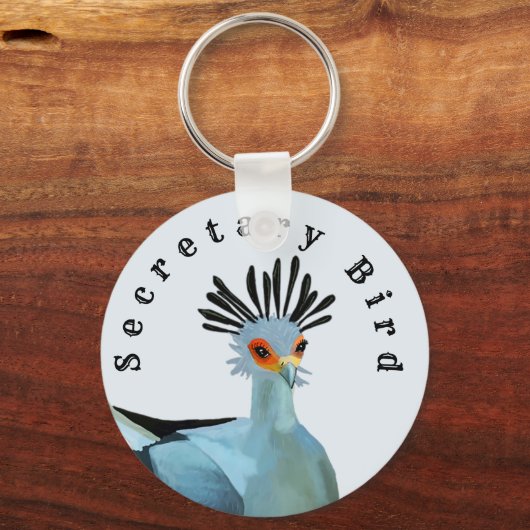 Secretary Bird Schlüsselanhänger (Vorderseite)
