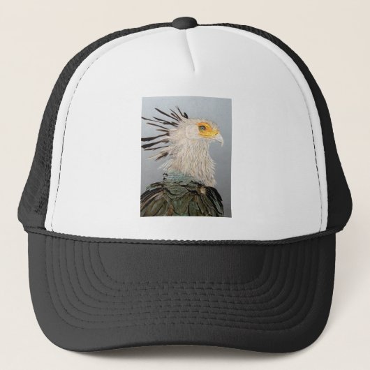 Secretary Bird Truckerkappe (Vorderseite)