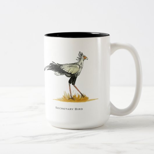 Secretary Bird Two-Tone Coffee Tasse (Rechts)