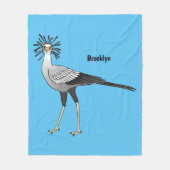 Secretary Cartoon Illustration Fleecedecke (Vorderseite)