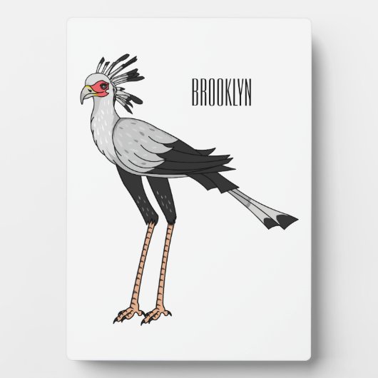 Secretary Cartoon Illustration Fotoplatte (Vorderseite)