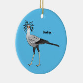 Secretary Cartoon Illustration Keramik Ornament (Rechts)