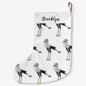 Secretary Cartoon Illustration Kleiner Weihnachtsstrumpf (Rückseite)