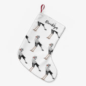 Secretary Cartoon Illustration Kleiner Weihnachtsstrumpf (Vorderansicht (hängend))