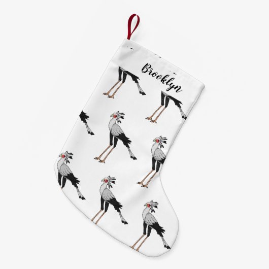 Secretary Cartoon Illustration Kleiner Weihnachtsstrumpf (Vorderansicht (hängend))