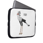 Secretary Cartoon Illustration Laptopschutzhülle (Vorne Rechts)