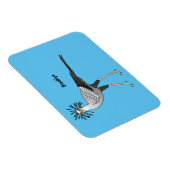 Secretary Cartoon Illustration Magnet (Rechte Seite)