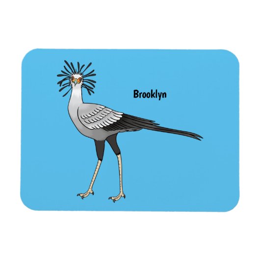 Secretary Cartoon Illustration Magnet (Horizontal)