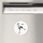 Secretary Cartoon Illustration Magnet (In Situ (Geschirrspüler))