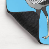 Secretary Cartoon Illustration Mousepad (Ecke)