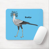 Secretary Cartoon Illustration Mousepad (Mit Mouse)