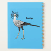 Secretary Cartoon Illustration Planer (Rückseite)