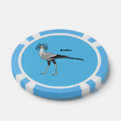 Secretary Cartoon Illustration Pokerchips (Einzeln)