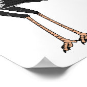 Secretary Cartoon Illustration Poster (Ecke)