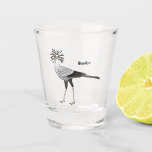 Secretary Cartoon Illustration Schnapsglas