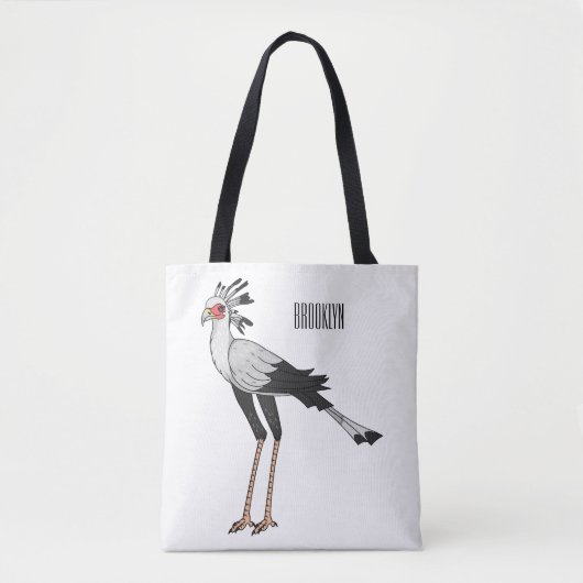 Secretary Cartoon Illustration Tasche (Vorderseite)