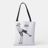Secretary Cartoon Illustration Tasche (Rückseite)