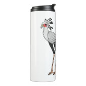 Secretary Cartoon Illustration Thermosbecher (Nach links gedreht)