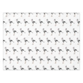Secretary Cartoon Illustration Tischdecke (Vorderseite (Horizontal))