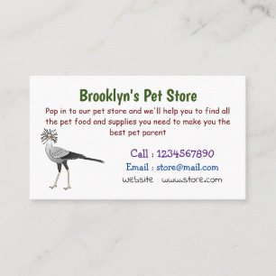 Secretary Cartoon Illustration Visitenkarte