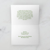 Secretary Christmas Card Feiertagskarte (Innenseite)