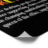 Secretary Definition School Secretary Squad Poster (Ecke)