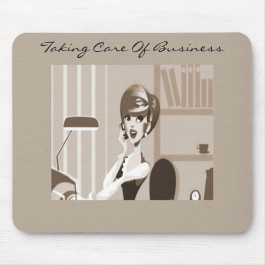 Secretary Girl Alicia Mousepad (Vorne)