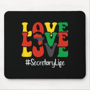 Secretary Liebe African American Women Black Histo Mousepad
