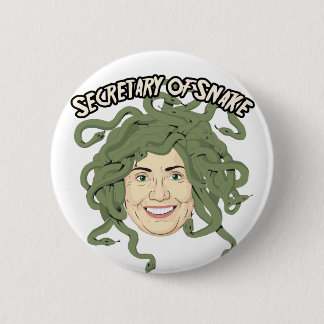 Secretary of Staat oder Snake Hillary Clinton Butt Button