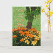 SecretSister oder jede Gelegenheit anpassen Karte (Gelbe Blume)