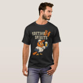 Section 34 Spirits Baseball Kunst T-Shirt (Vorne ganz)
