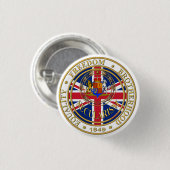 secularism united kandom button (Vorne & Hinten)