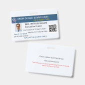 Secure Badge|Teacher ID|Corporate ID|Personnalisé Ausweis (Front & Back)