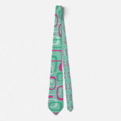 Secure inYour Masculinity Mid Century Modern Print Krawatte (Vorderseite)