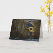 "Security Breach"-Weihnachtskarte Karte (Gelbe Blume)