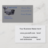 Security Business Card Visitenkarte (Vorne/Hinten)