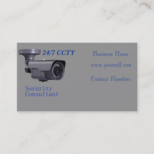 Security Business Card Visitenkarte (Vorderseite)