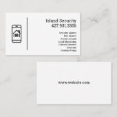 Security Company Visitenkarte (Vorne/Hinten)