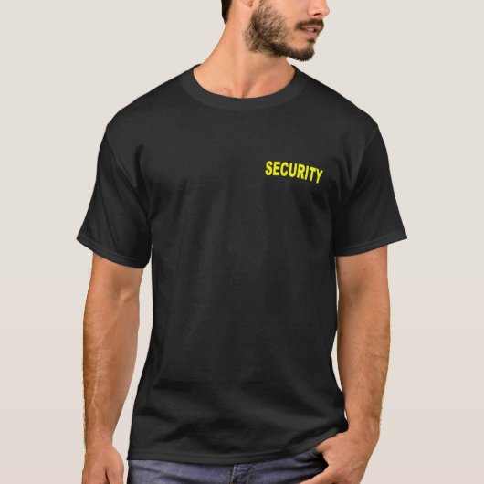 Security Event Safety Guard Professional Officer U T-Shirt (Vorderseite)