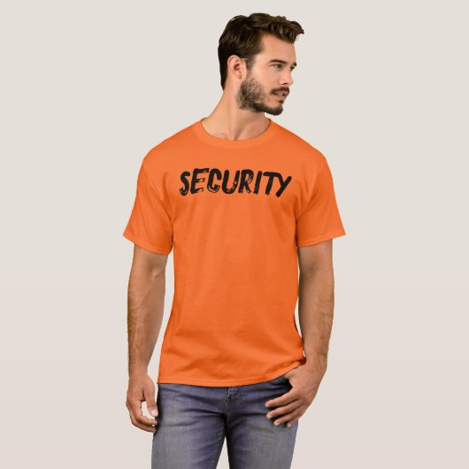 SECURITY (front AND back) T-shirt (Vorne ganz)