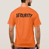 SECURITY (front AND back) T-shirt (Rückseite)