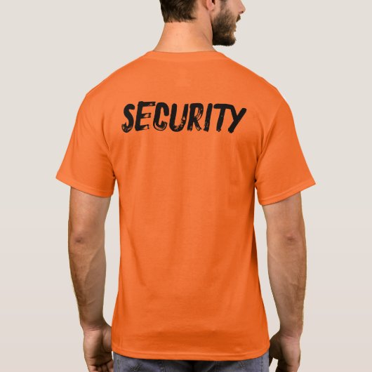 SECURITY (front AND back) T-shirt (Rückseite)