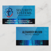 Security Guard | Cyber Code | Tech Visitenkarte (Vorne/Hinten)